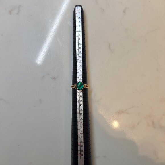 Vintage Abalone Ring 14k Gold Filled - Picture 6 of 8